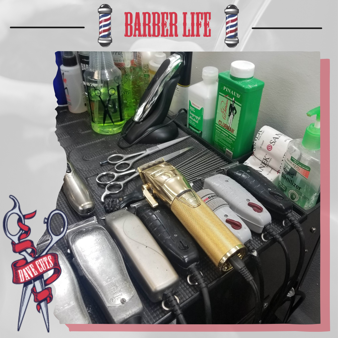 Why do barbers have so many sets of clippers